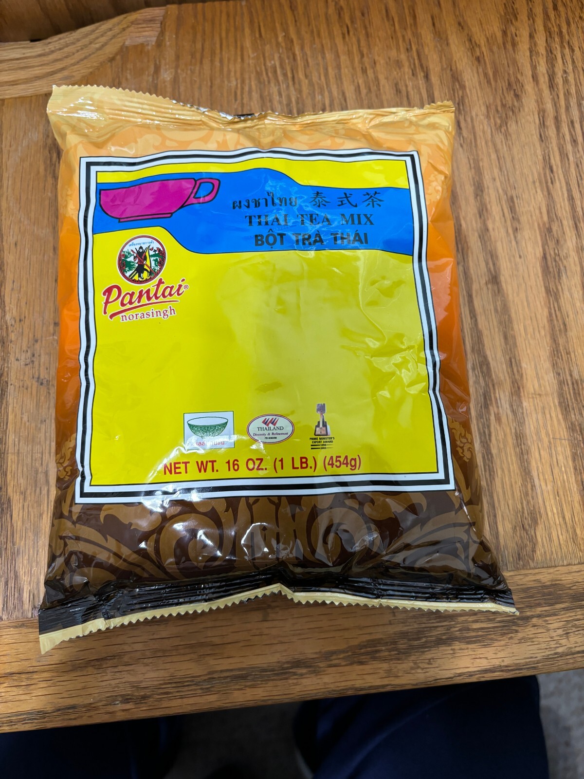 THAI TEA MIX BOT TRA THAI NEW 16oz. LOT OF 2