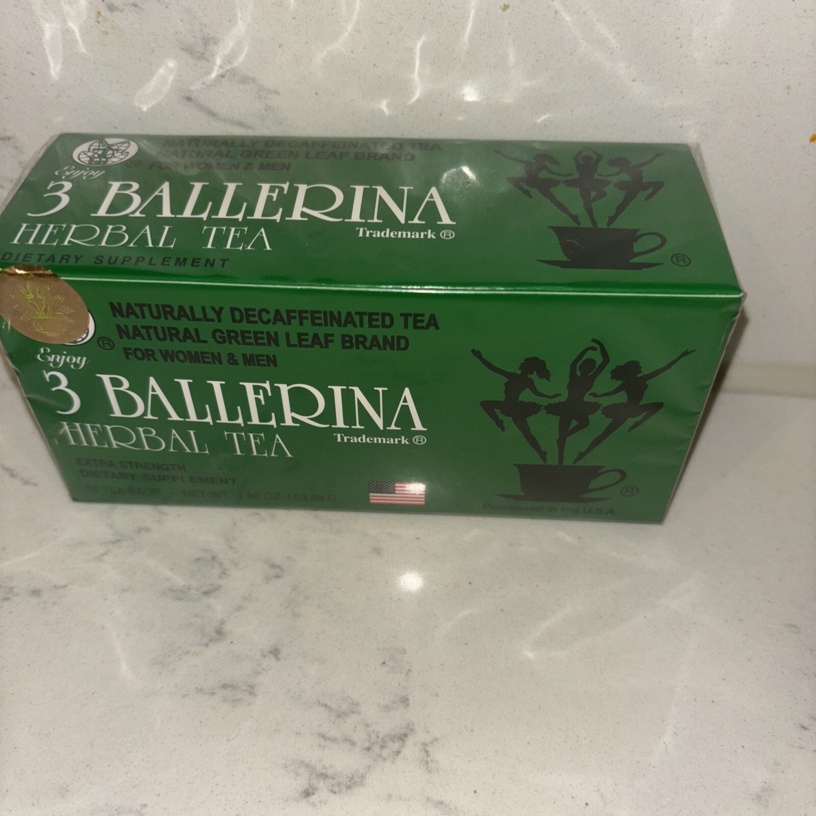 3 BALLERINA TEA DIETERS DRINK EXTRA STRENGTH, 1.88oz /18 tea bags
