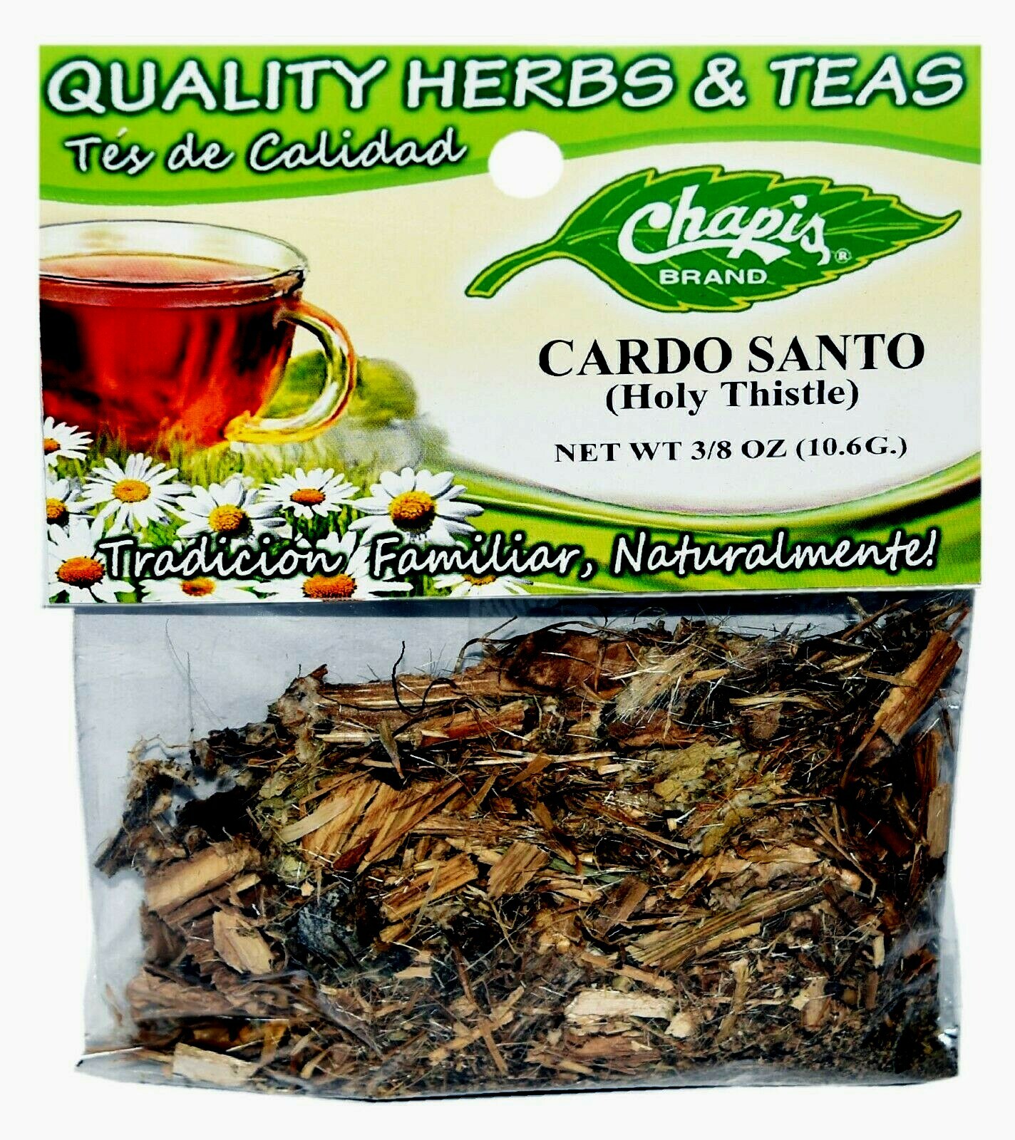 CHAPIS HIERBAS HERBS CARDO SANTO Net Wt. 3/8oz (10.6g) 3, 6, 12 Packs