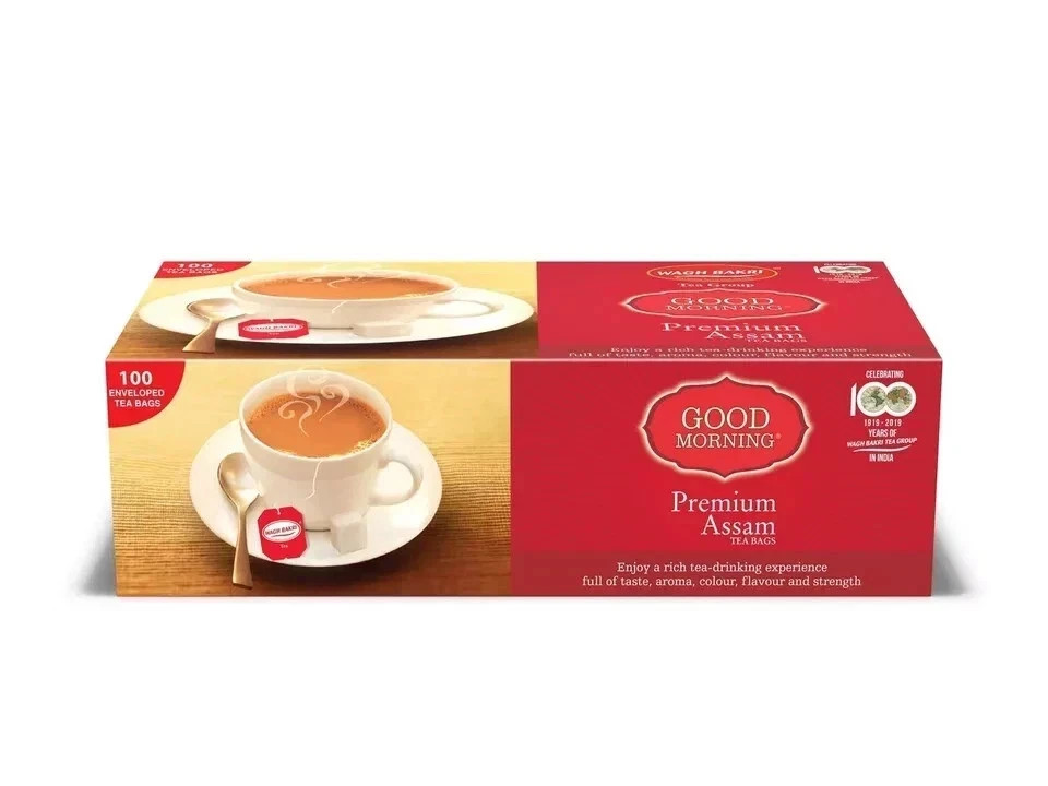 Wagh Bakri Premium Assam Tea with Envelop, 200g Free Shipping World Wide