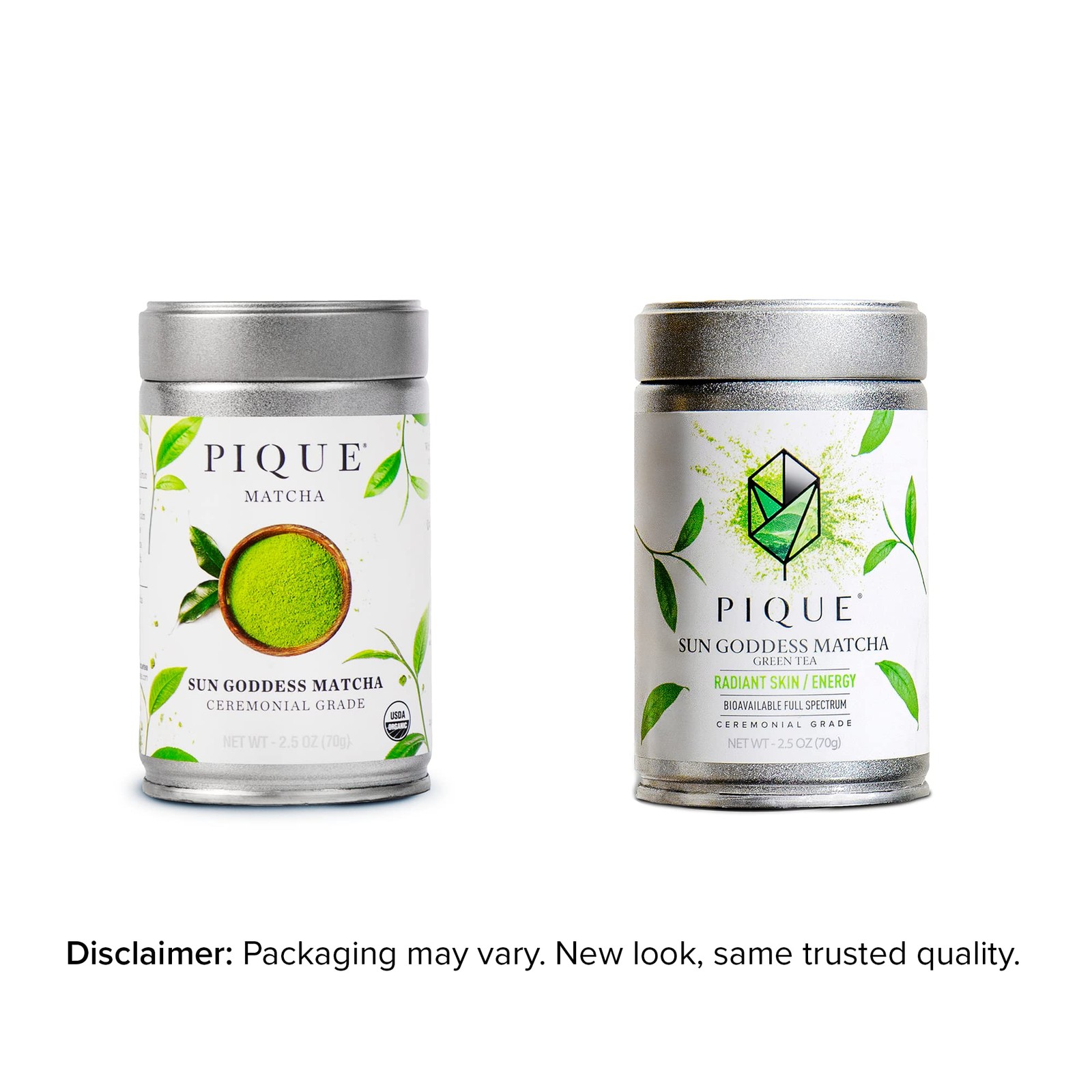 PIQUE Organic Sun Goddess Matcha Tin – Premium First 2.5 Ounce (Pack of 1)