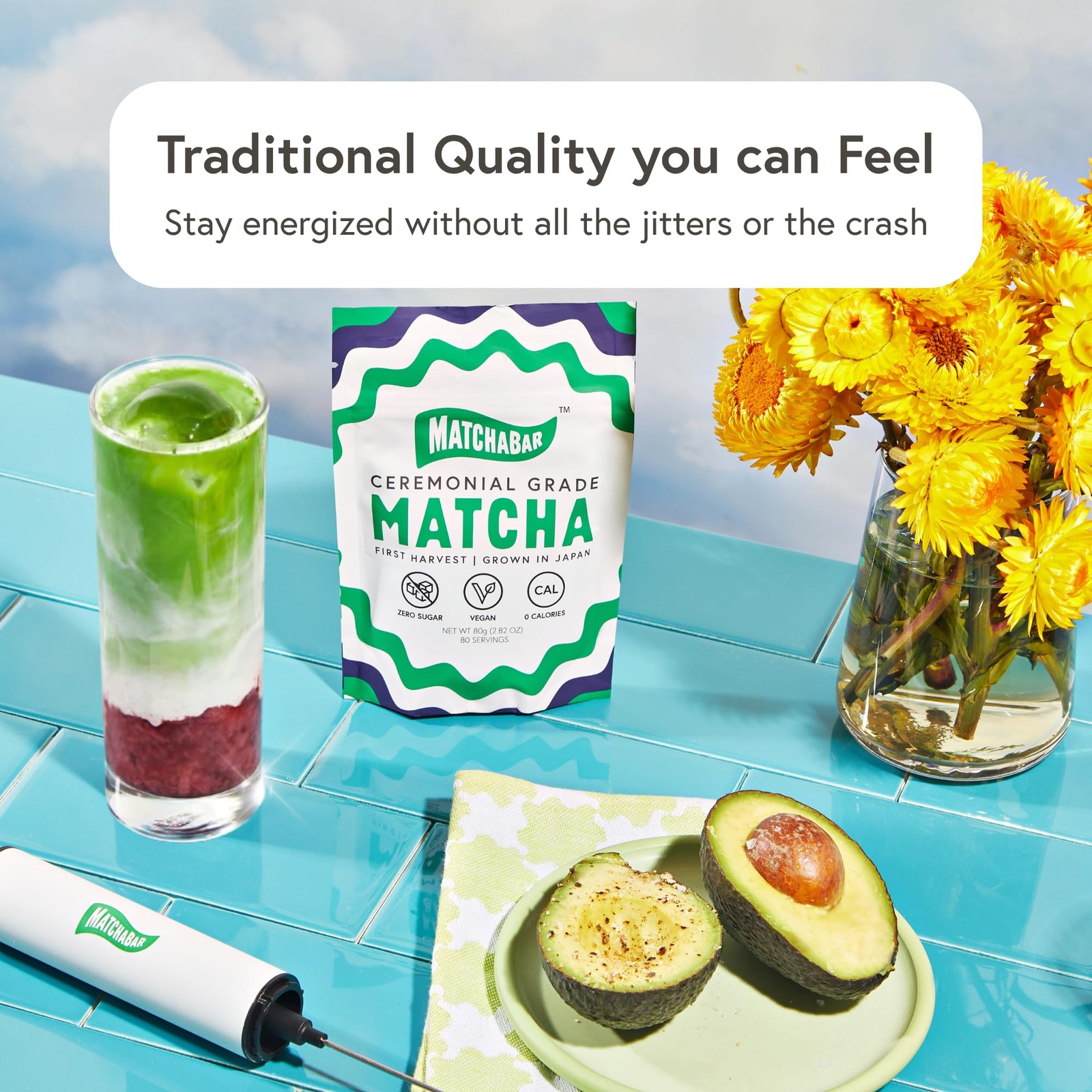 Matchabar Matcha Powder (30g) – Ceremonial Grade Authentic 30 g, Green