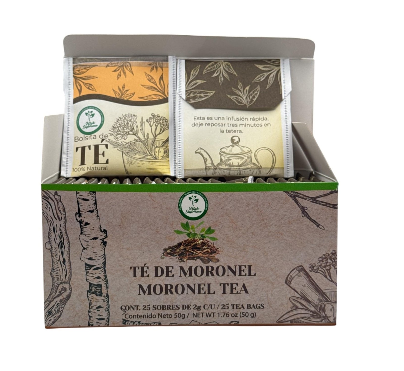 Moronel Herbal Tea Naturally Caffeine Free Sustainably Grown Authentic Flavor