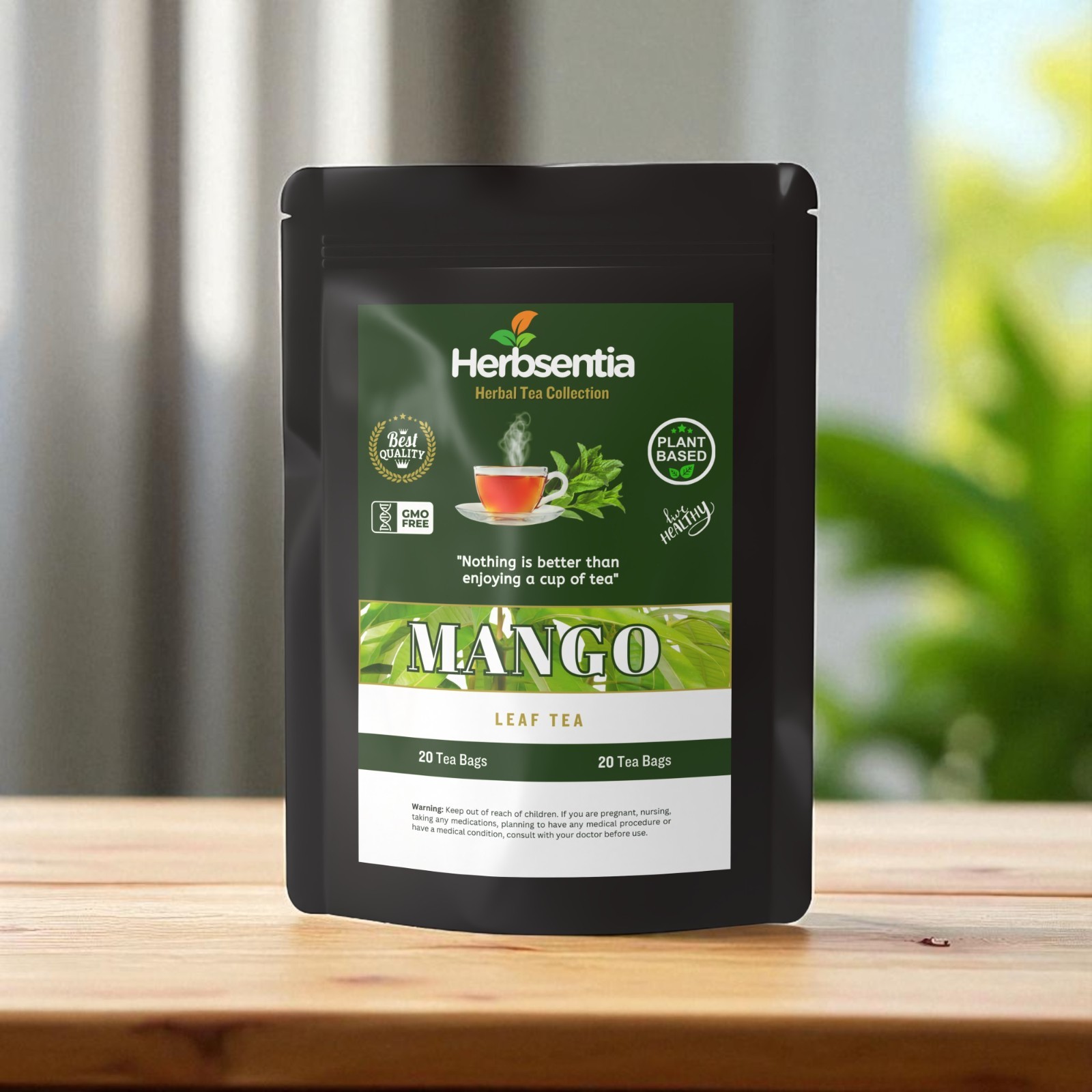Herbsentia Mango Leaf Tea – Blood Sugar (Premium)