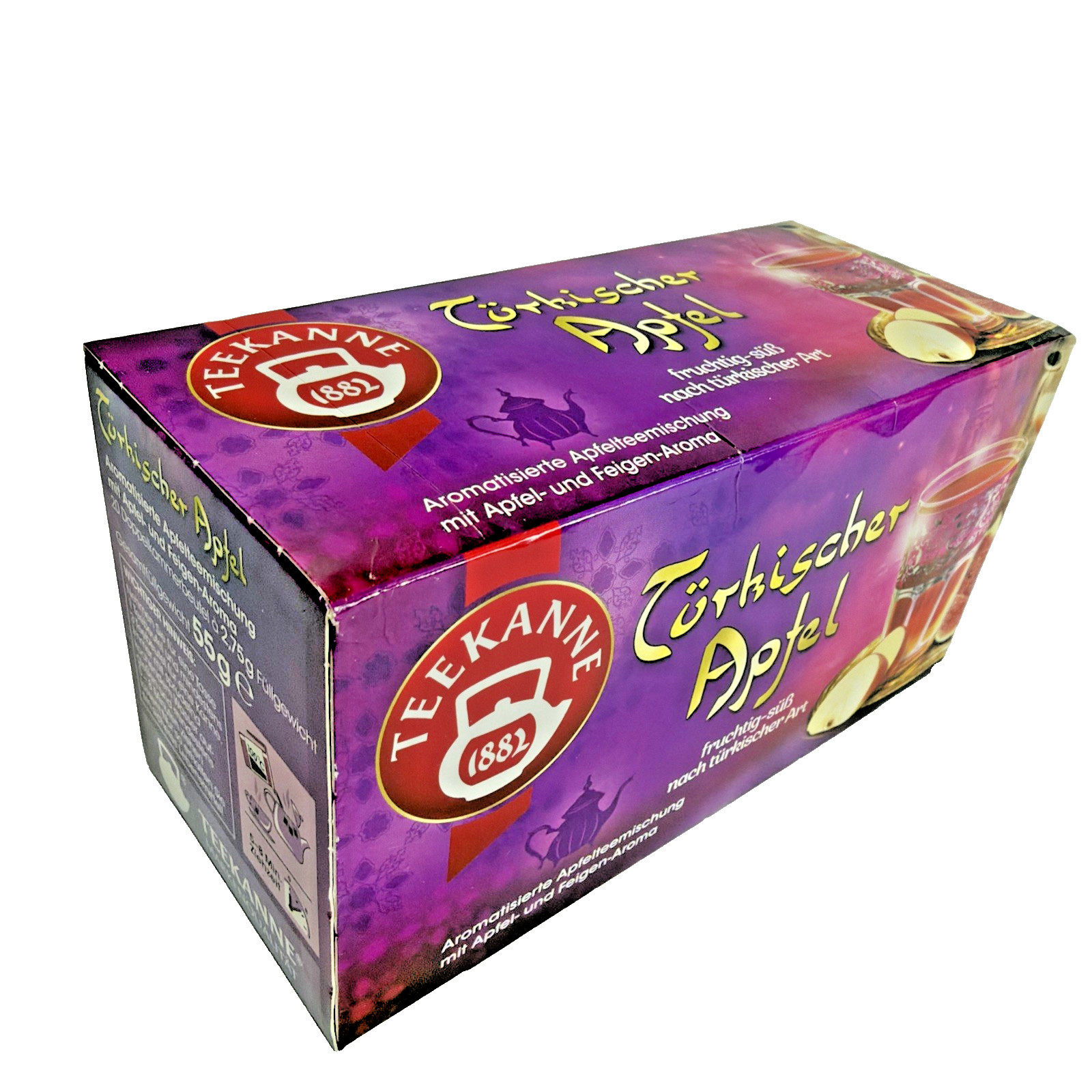 Teekanne tea Turkish Apple – 1 box / 20 tea bags- Tuerkischer Apfel- German