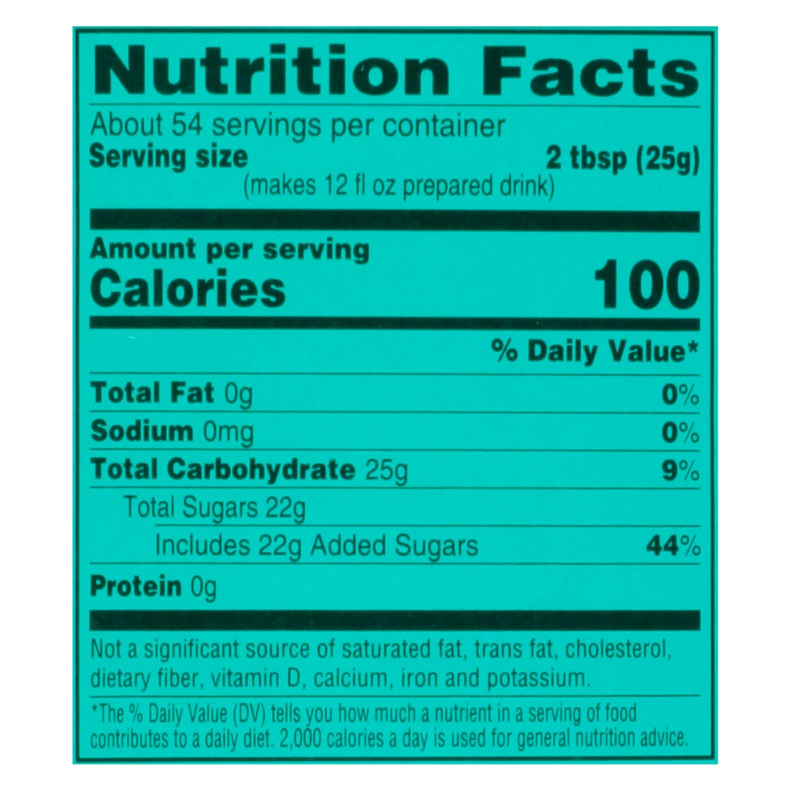 4C Decaf Iced Tea Mix, Lemon, 47.2 oz, 1 Ct