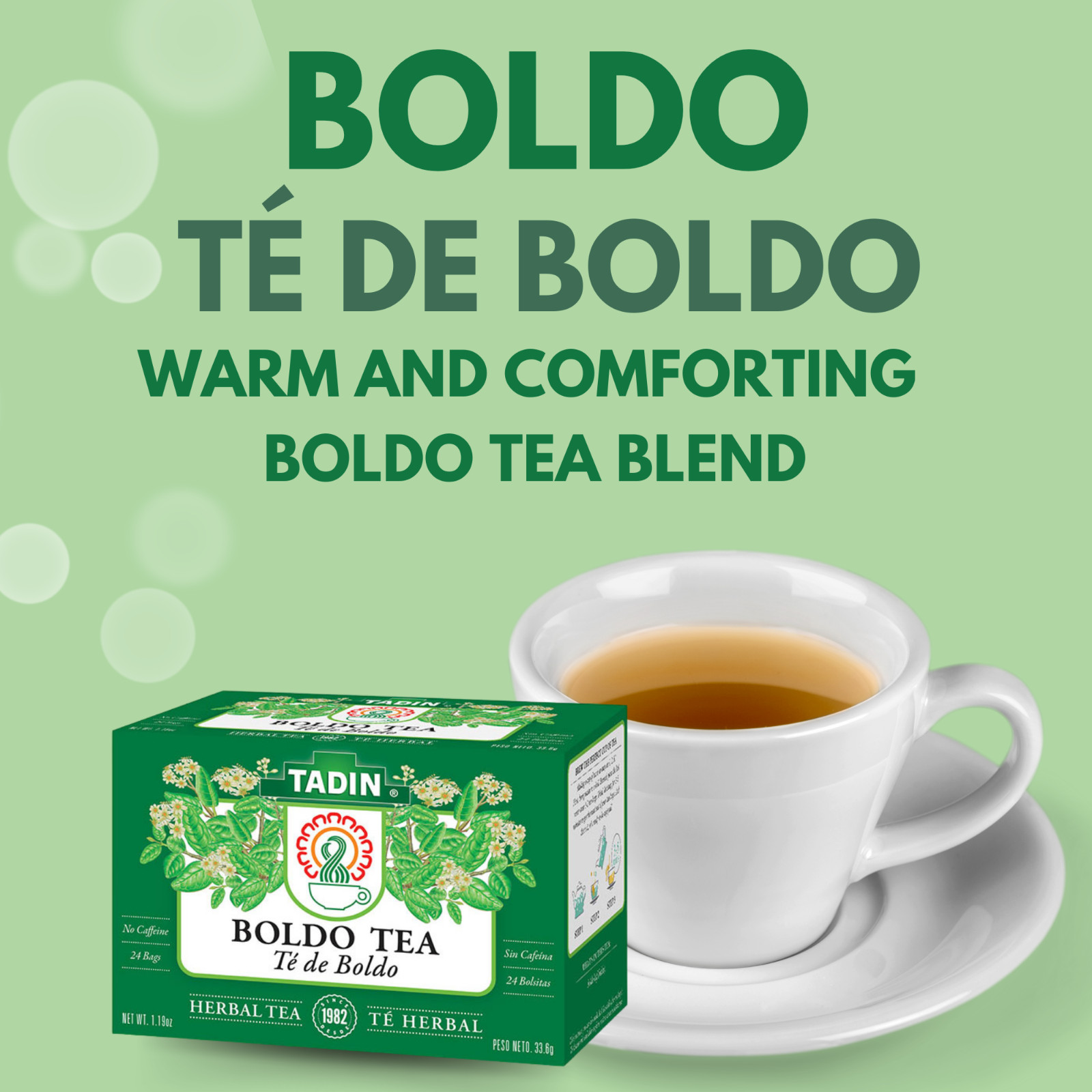 Tadin Boldo Herbal Tea (24 Teabags)