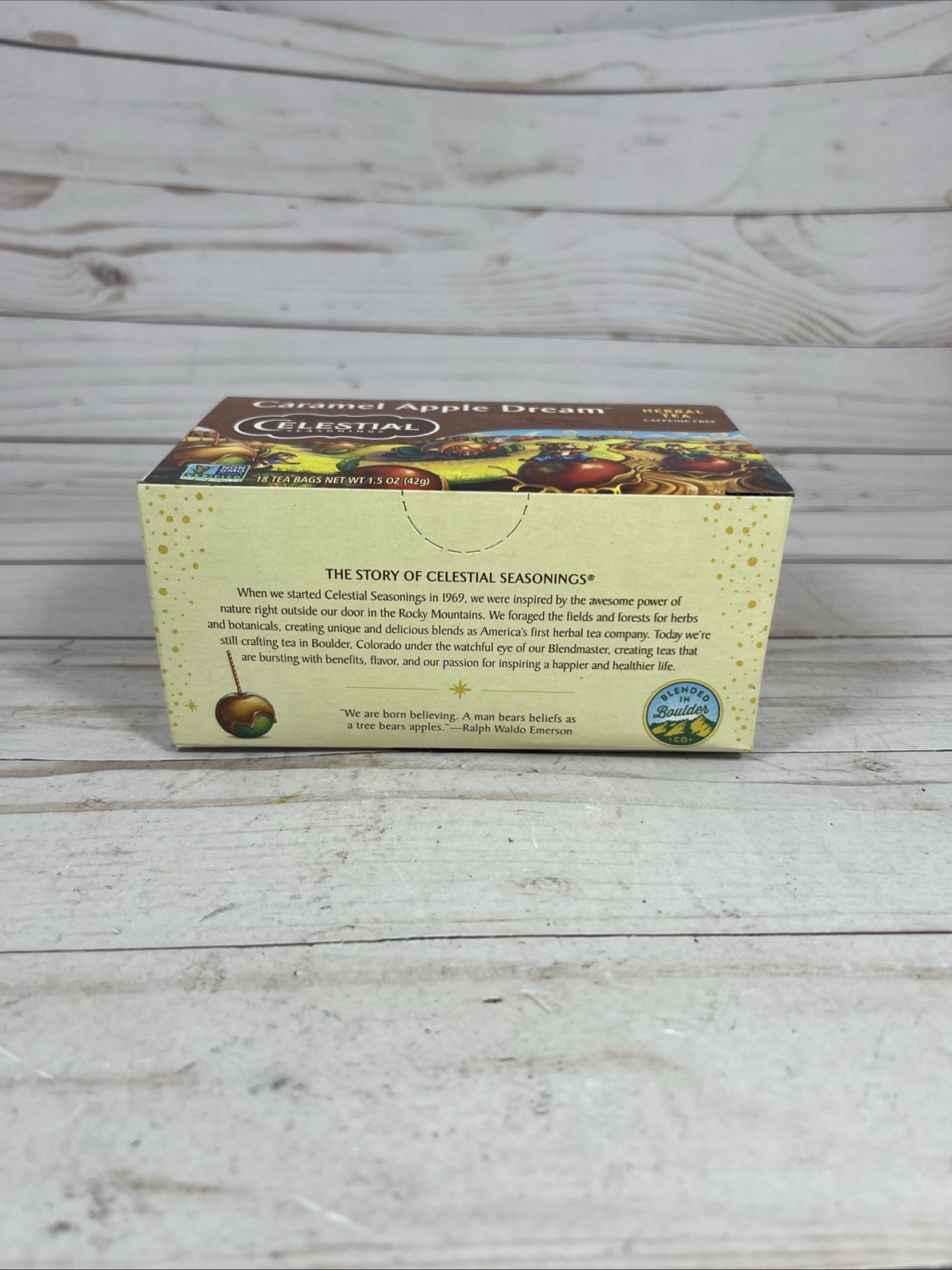 Celestial Seasonings Caramel Apple Dream Herbal Tea 18-Bags CaffFree (2x) 8/26