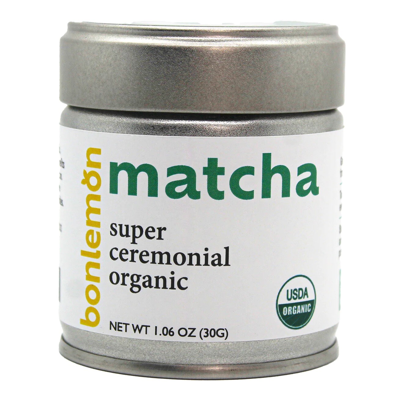 Bonlemon Matcha – Organic Ceremonial Grade 1.06 oz Tin