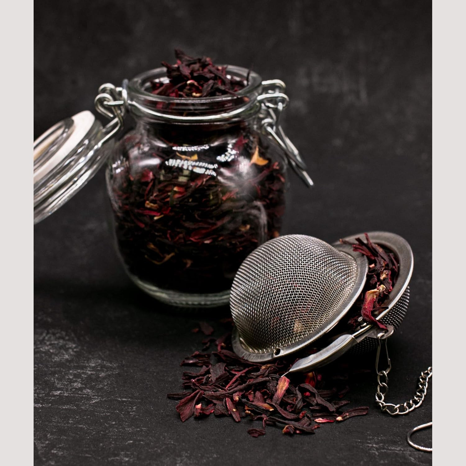 Magjo Naturals, Hibiscus Flowers 1LB (16 Oz) Hibiscus Tea Cut & Sifted Flowers,