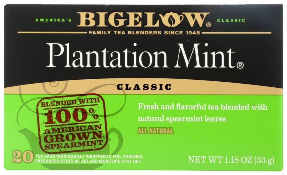 Bigelow Tea Toasted Coconut Almond Bark, Black Tea Bags, 18 Count Box Pack of 6