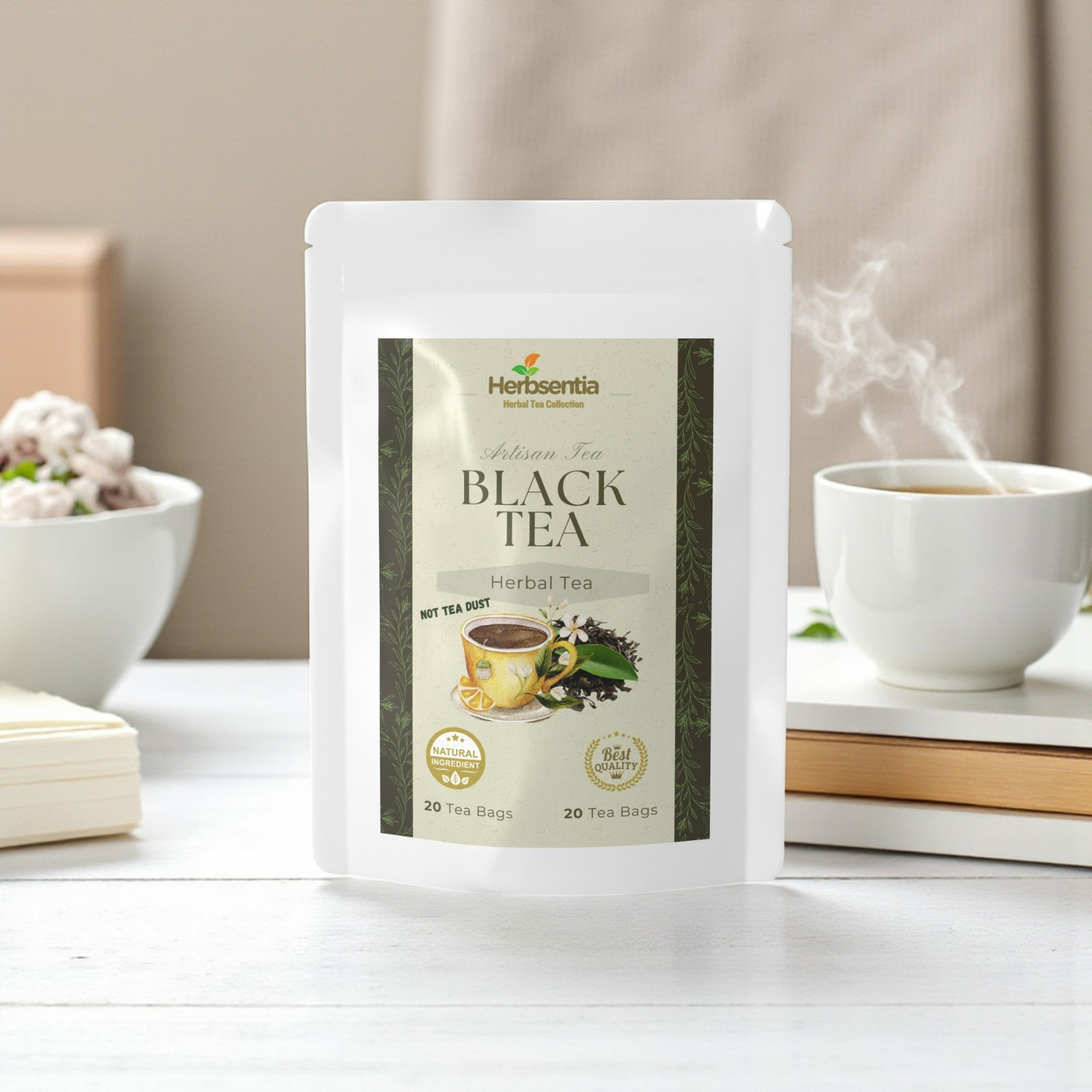 Black Tea | 20 Tea Bags | Classic Full Bodied Tea