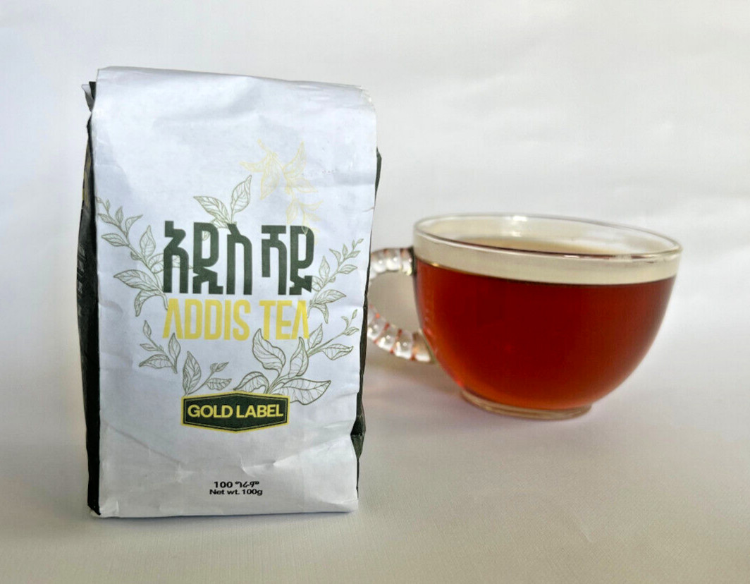 Addis Shay Gold Label Addis Tea Ethiopian Organic Blend Loose Tea 100g