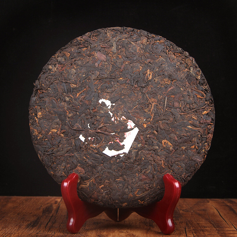 Pu’er Tea Ripe Yunnan Golden Hao 357g Cake Natural Healthy Premium