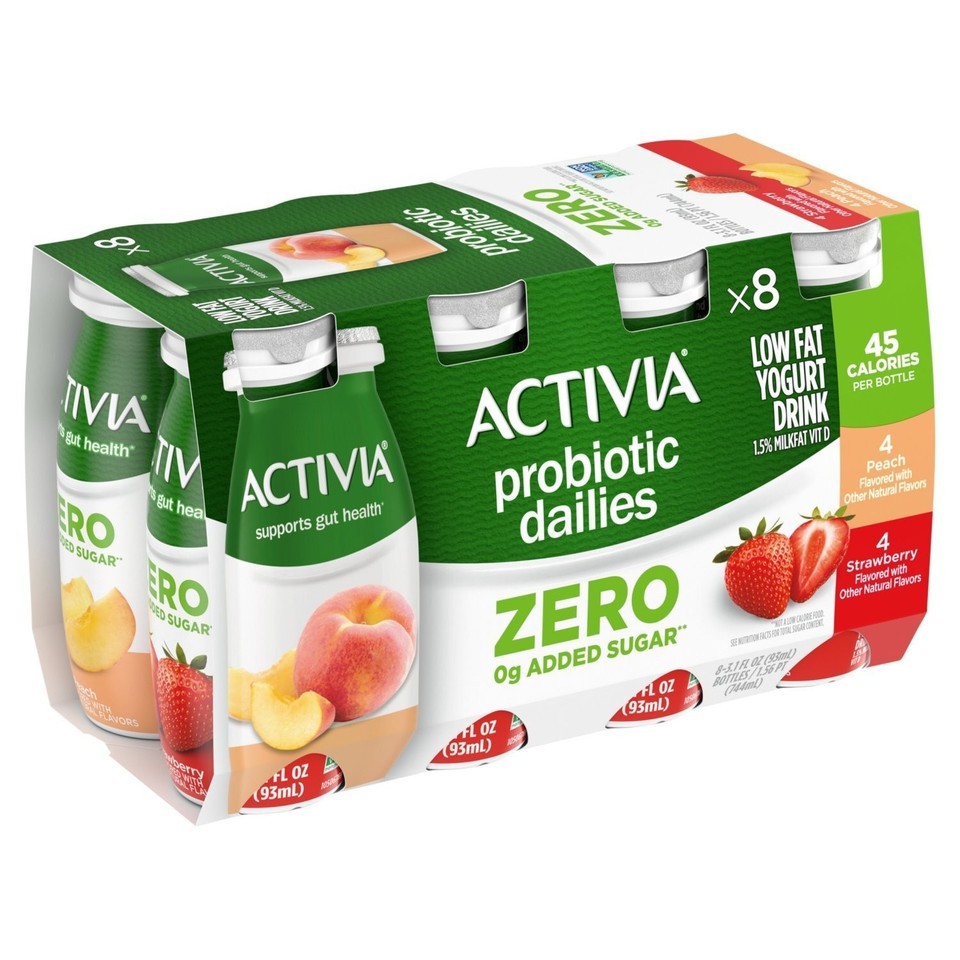 2 PACK Yakult Nonfat Probiotics Health Drink Bottle, 5 X 65 ml USA