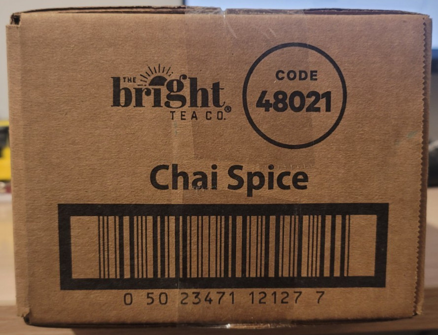 Flavia Freshpacks, The Bright Tea Co – Chai Spice Tea, 100/Carton – 48021