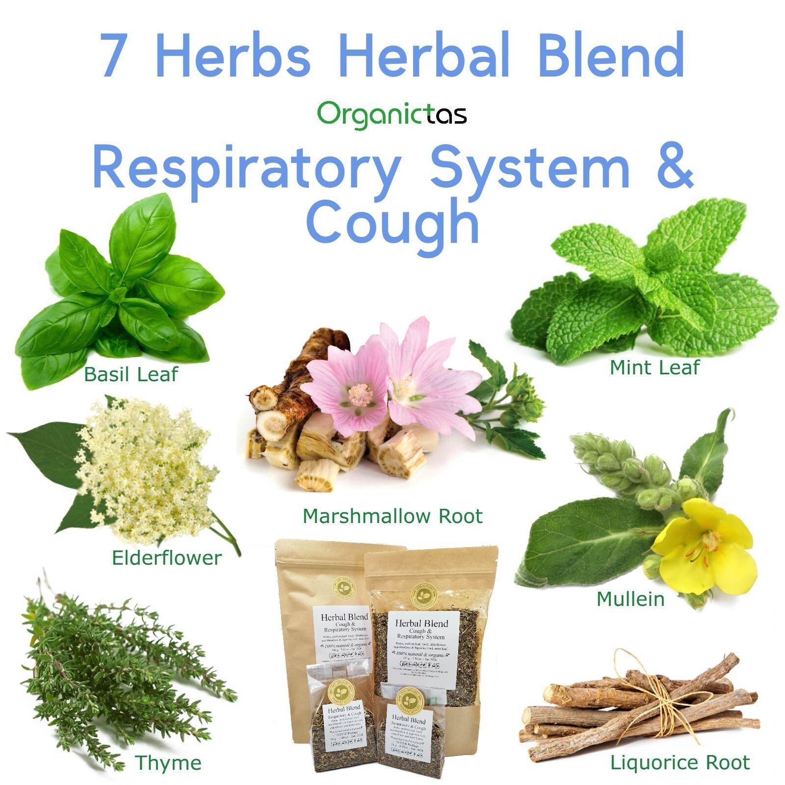 Best Tea for RESPIRATORY SYSTEM – 7 Herbs Lung Health Cough Mucus Cleansing Tea