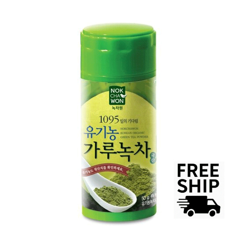 Nokchawon Korean Organic Green Tea Powder 50g – Premium Matcha for Latte, Baking