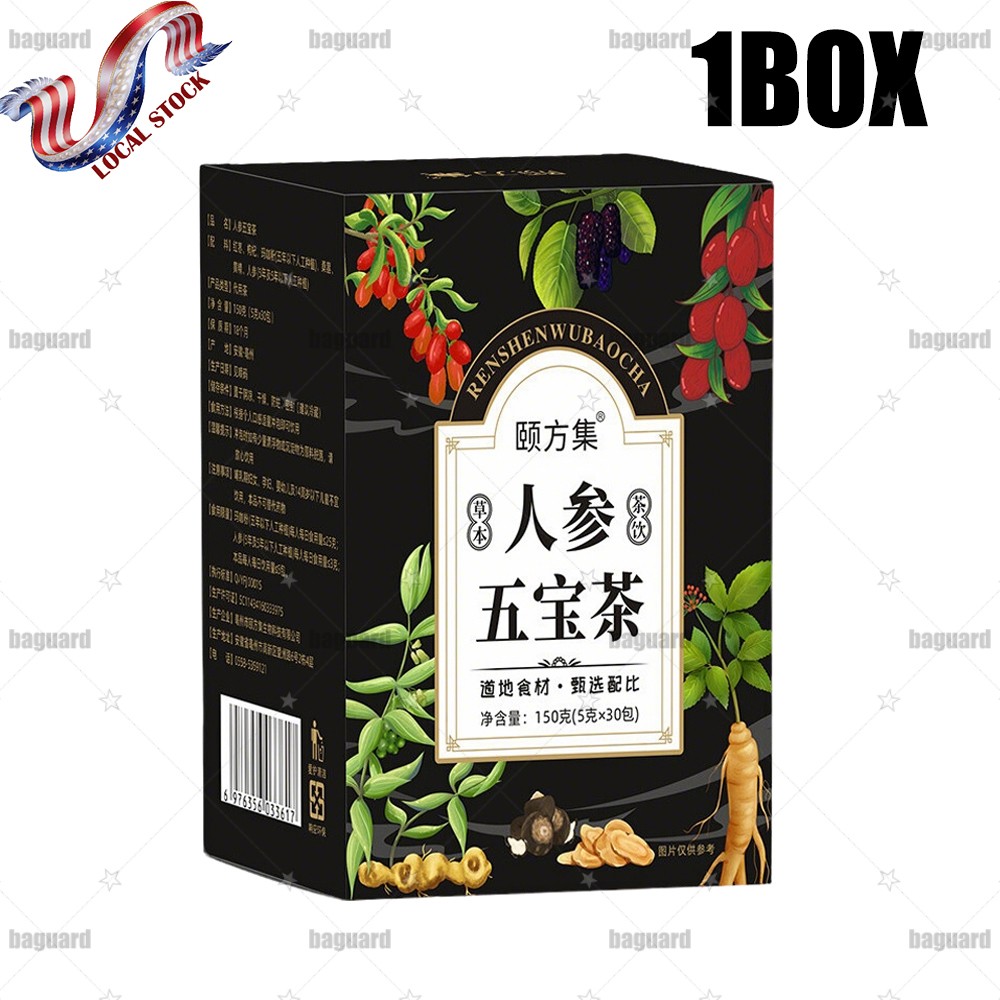 30pcs Ginseng six treasure tea , Kidney tea ,liver tea , red date kidney health*