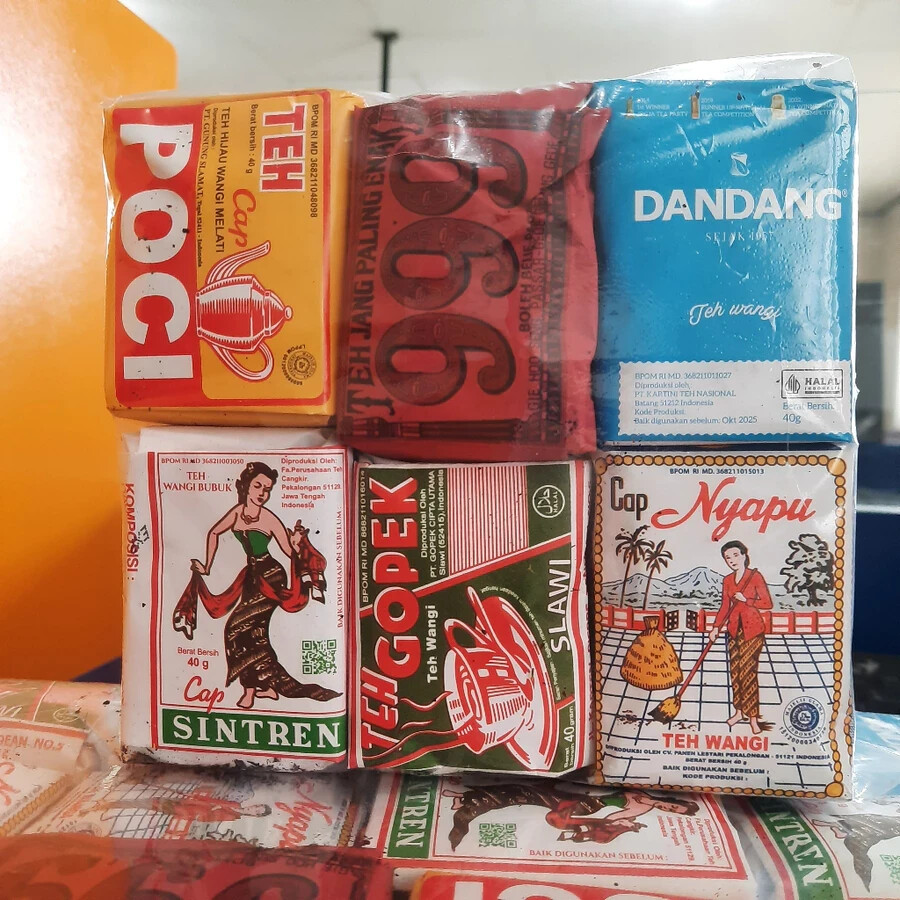 Indonesian Blended Tea Set Solo Java Traditional 6-Pack