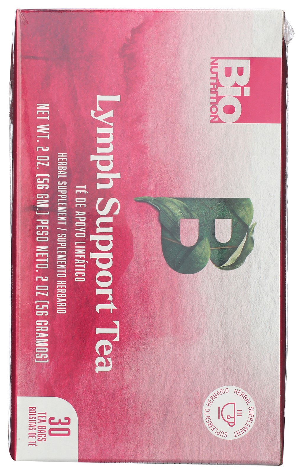 Lymph Support Tea By Bio Nutrition 30 Bags Herbal Supplement 1 Pack