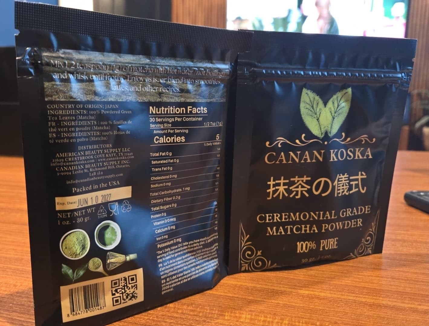 Canan Koska Ceremonial Grade Matcha Powder – Stone-Ground 1 Ounce (Pack Of 1)
