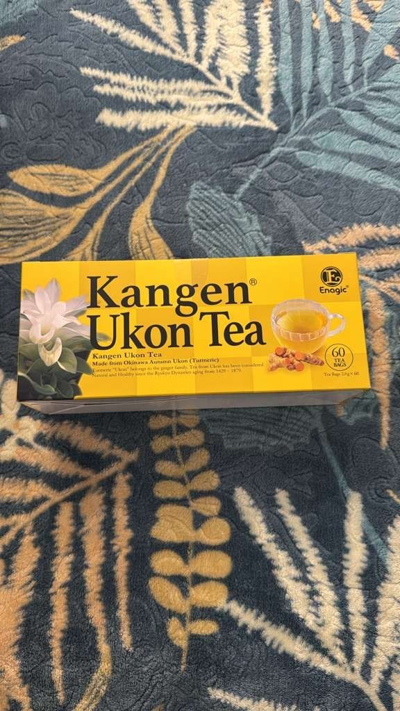 Kangen Ukon Tumeric Tea,60 Bags 100% organic, Sealed New in Enagic,Okinawa,Japan