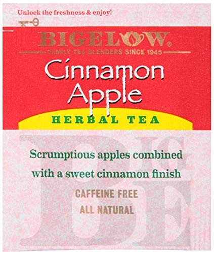 Bigelow Autumn Delight Apple Tea 28 Count Herbal Tisane Individually Wrapped