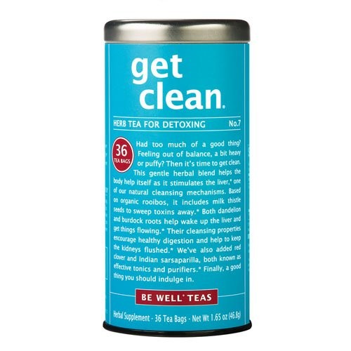 The Republic of Tea – Get Clean – No. 7 Red 36 Count (Pack 1), Natural