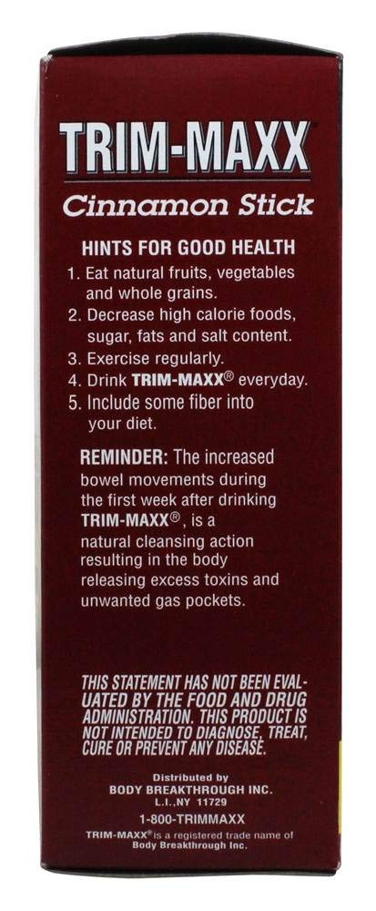 Trim-Maxx Cinnamon Tea 60B 60 Bags