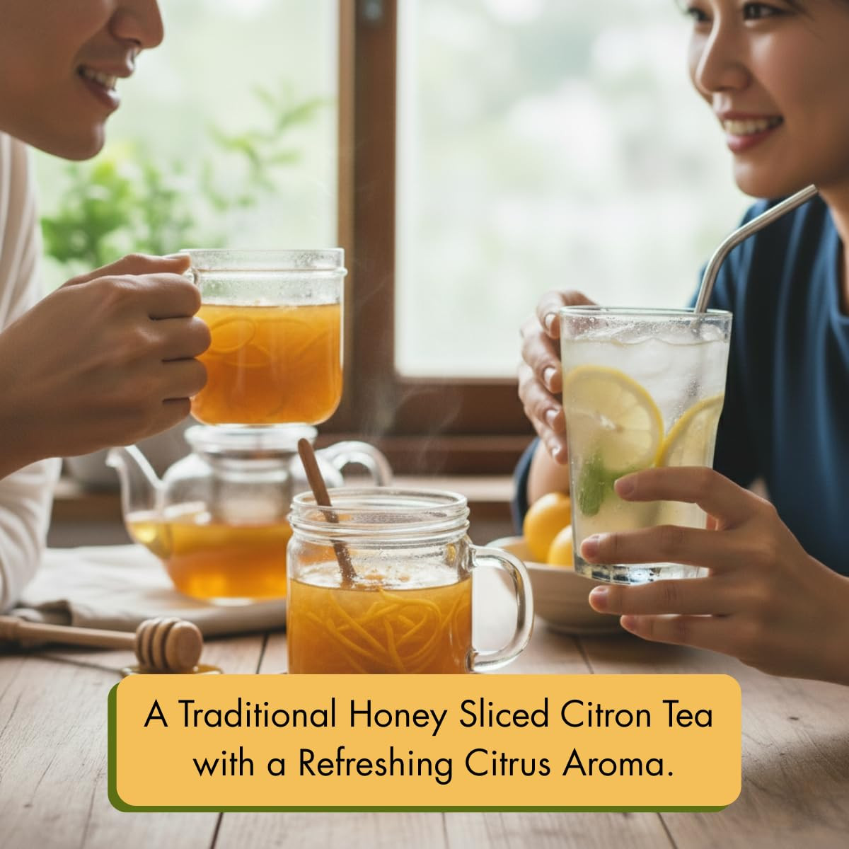Korean Honey Sliced Citron Tea (2.2Lb/1000G) – Sliced Yuzu with Real Honey for H