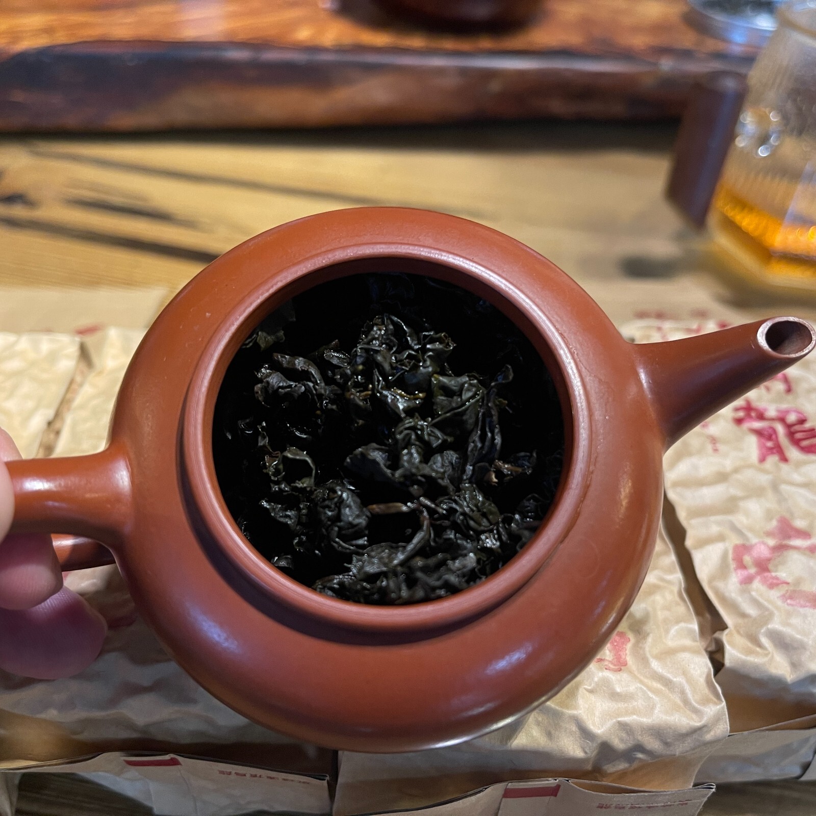 Taiwan Dong Ding Oolong Tea, Medium-Heavy Charcoal Roast (Level 5), 150g × 4
