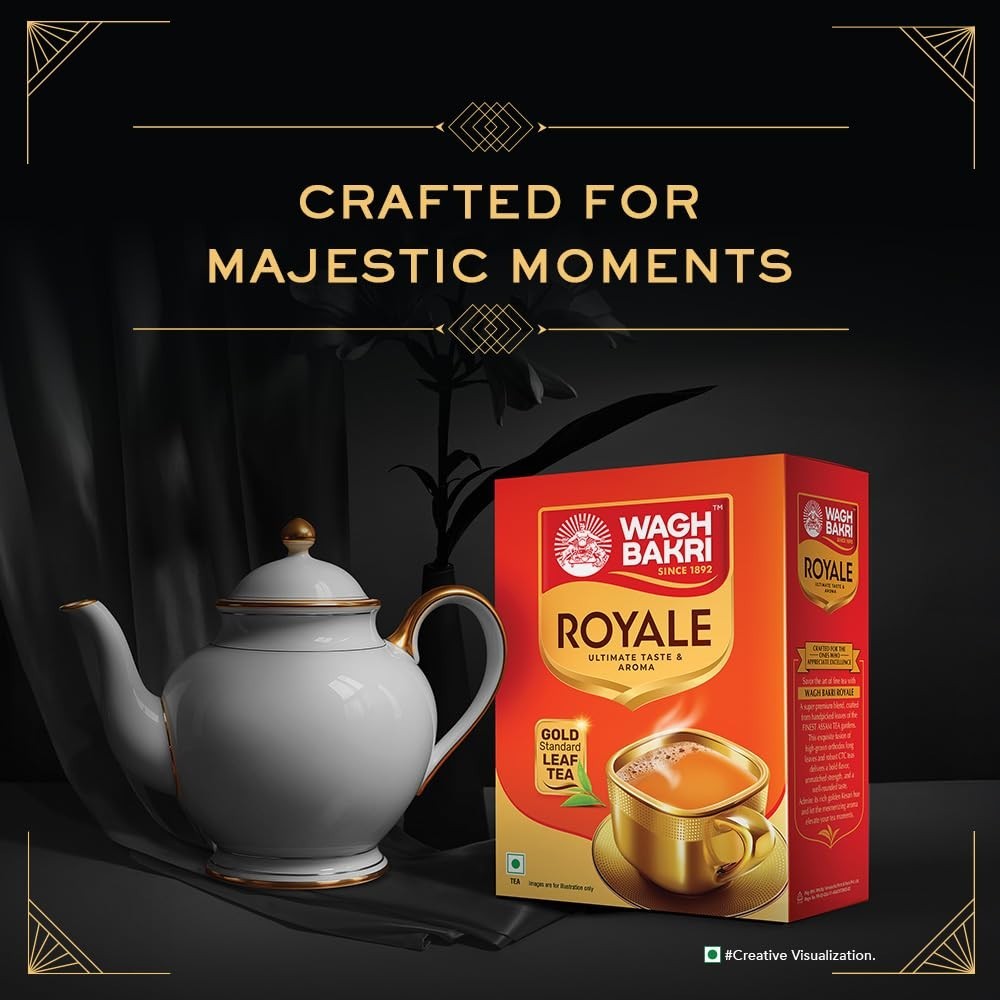 Wagh Bakri Royale Ultimate Taste & Aroma Gold Standard Leaf Tea, 450g
