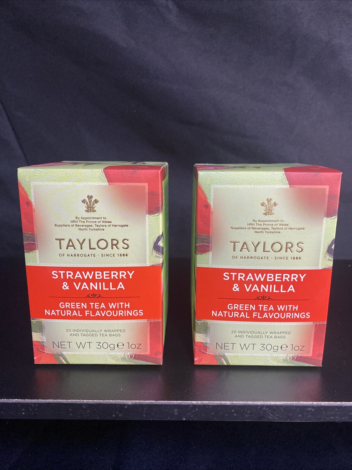 ( Lot Of 2 ) Taylors of Harrogate Tea – Strawberry & Vanilla Tea ( Exp 05/2026 )