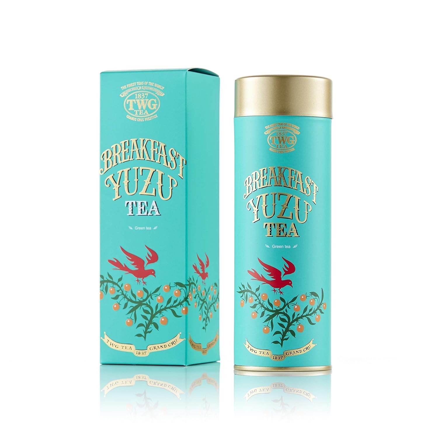 TWG Tea from Singapore – Breakfast Yuzu Tea – Packaged Loose Leaf Tea 100g tin