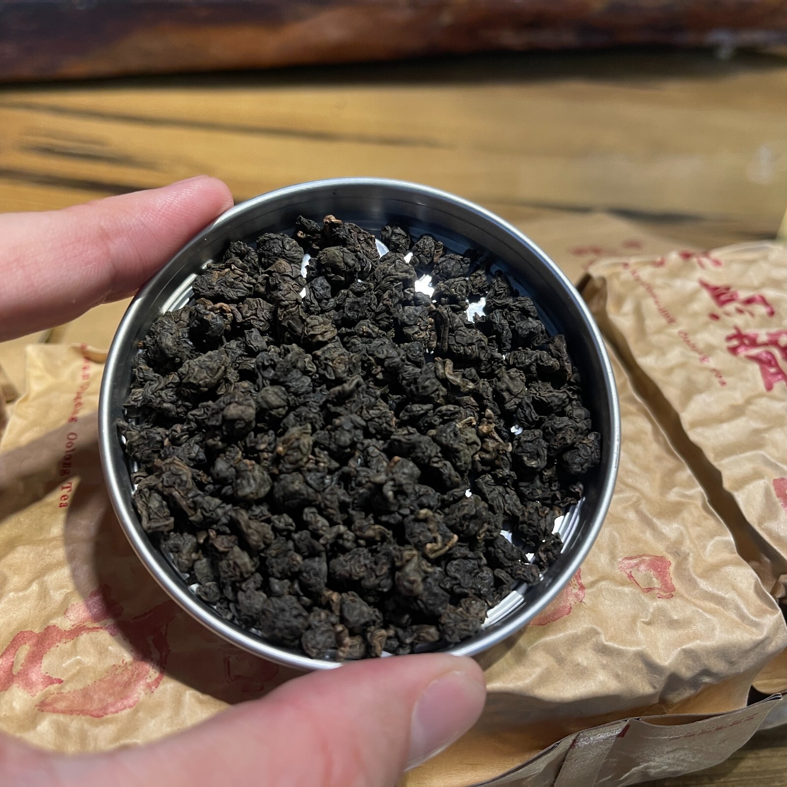 Taiwan Dong Ding Oolong Tea, Medium-Heavy Charcoal Roast (Level 5), 150g × 4
