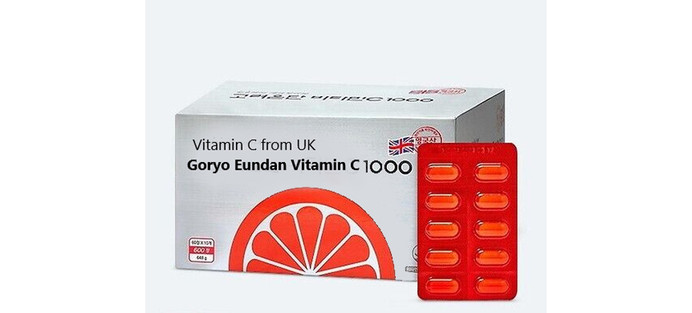 Korean Eundan Vitamin C 1000mg/1 tablet Health Supplement 300 or 600 tablets