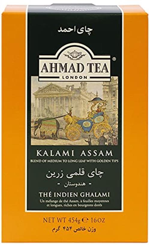 Ahmad Tea Black Tea, Kalami Assam Loose Leaf, 454g – Caffeinated & Sugar-Free