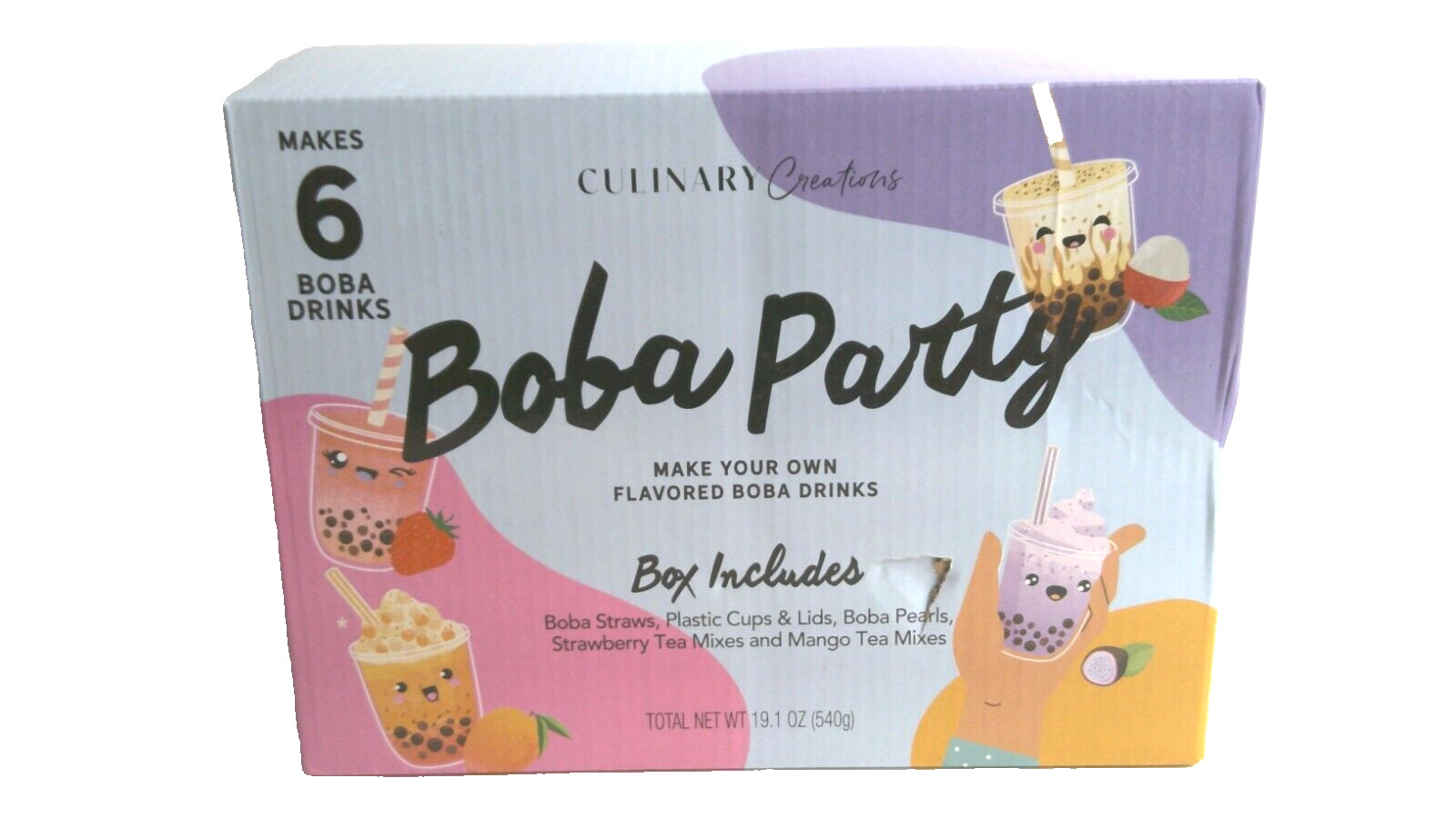 Culinary Creations Boba Party Kit–6 Servings
