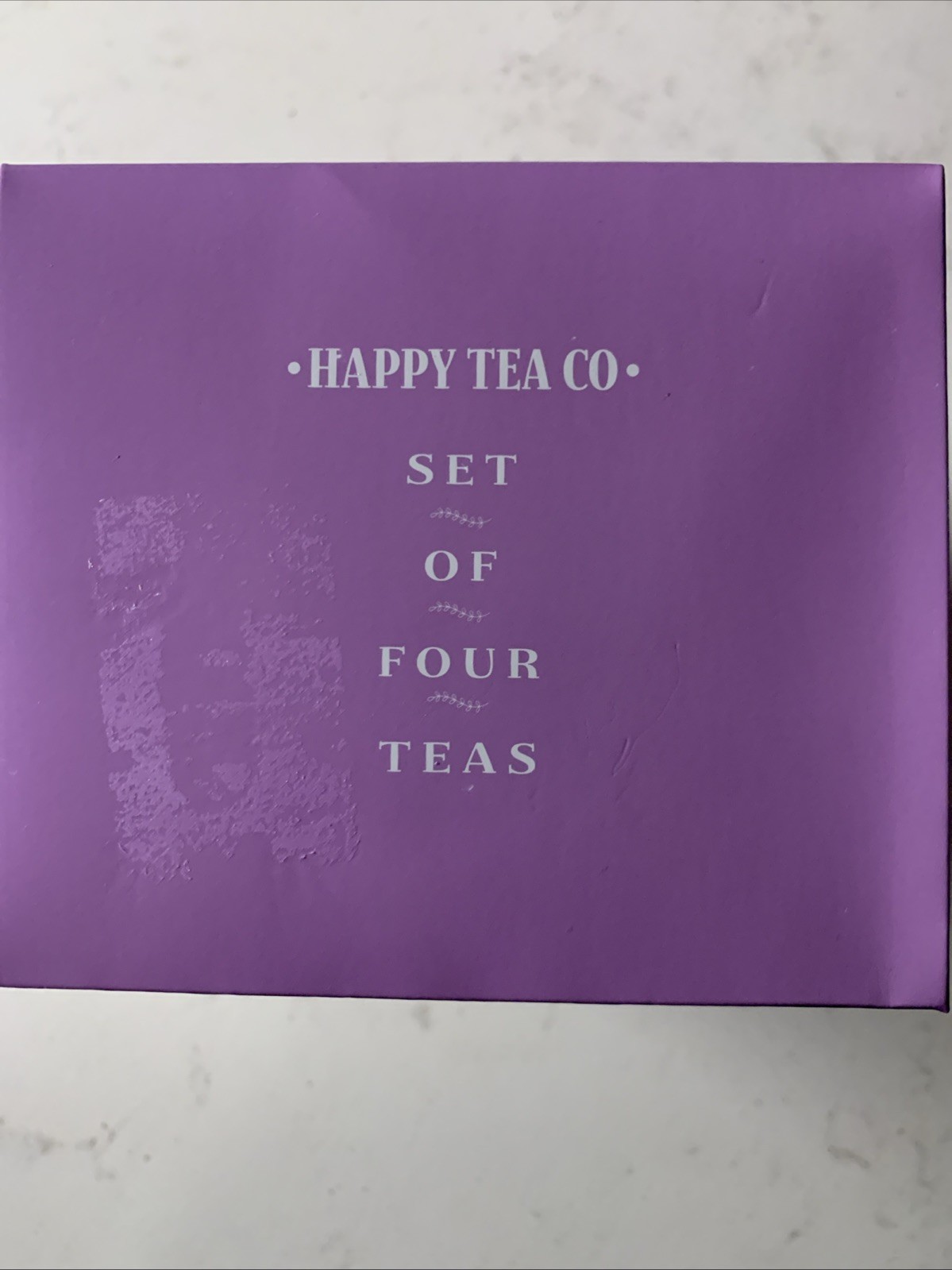 Happy Tea Co Set Of 4 Flavored Assorted Fruit Green Tea Library