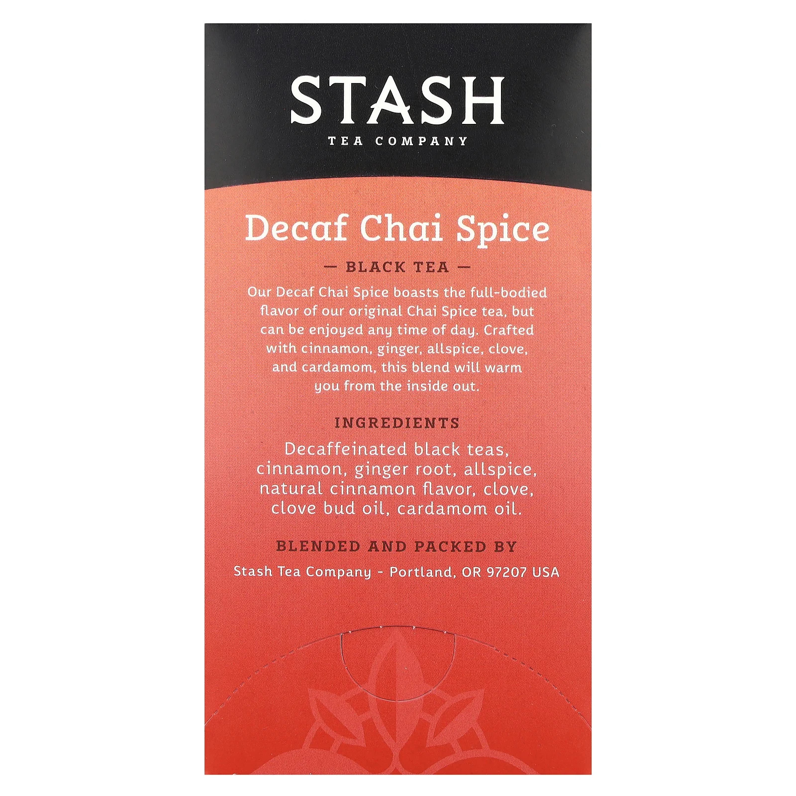 Black Tea, Decaf Chai Spice, 18 Tea Bags, 1.1 oz (33 g)