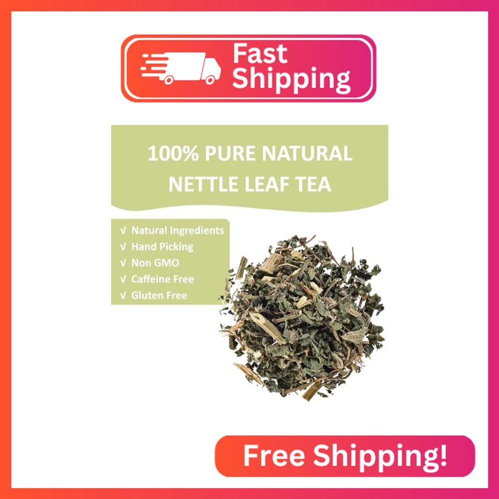 Ovikaso Tea, Nettle Leaf Tea Bags, 50 Pyramid Tea Bags, 1.5g/bag, Natural Stingi