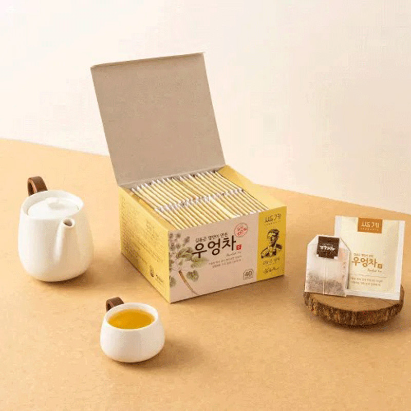 Ssanggye Korean Burdock Tea 40 Bags Roasted Root Herbal Tea Caffeine Free