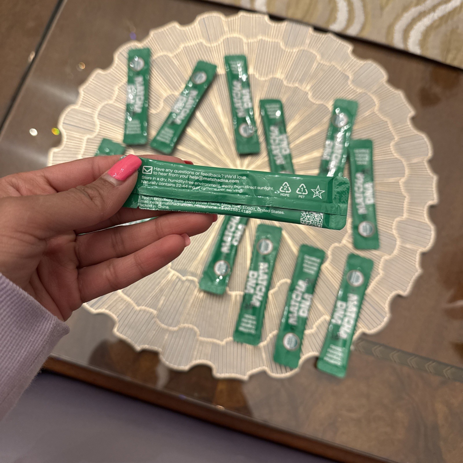 13 Certified Organic Matcha DNA matcha Sticks