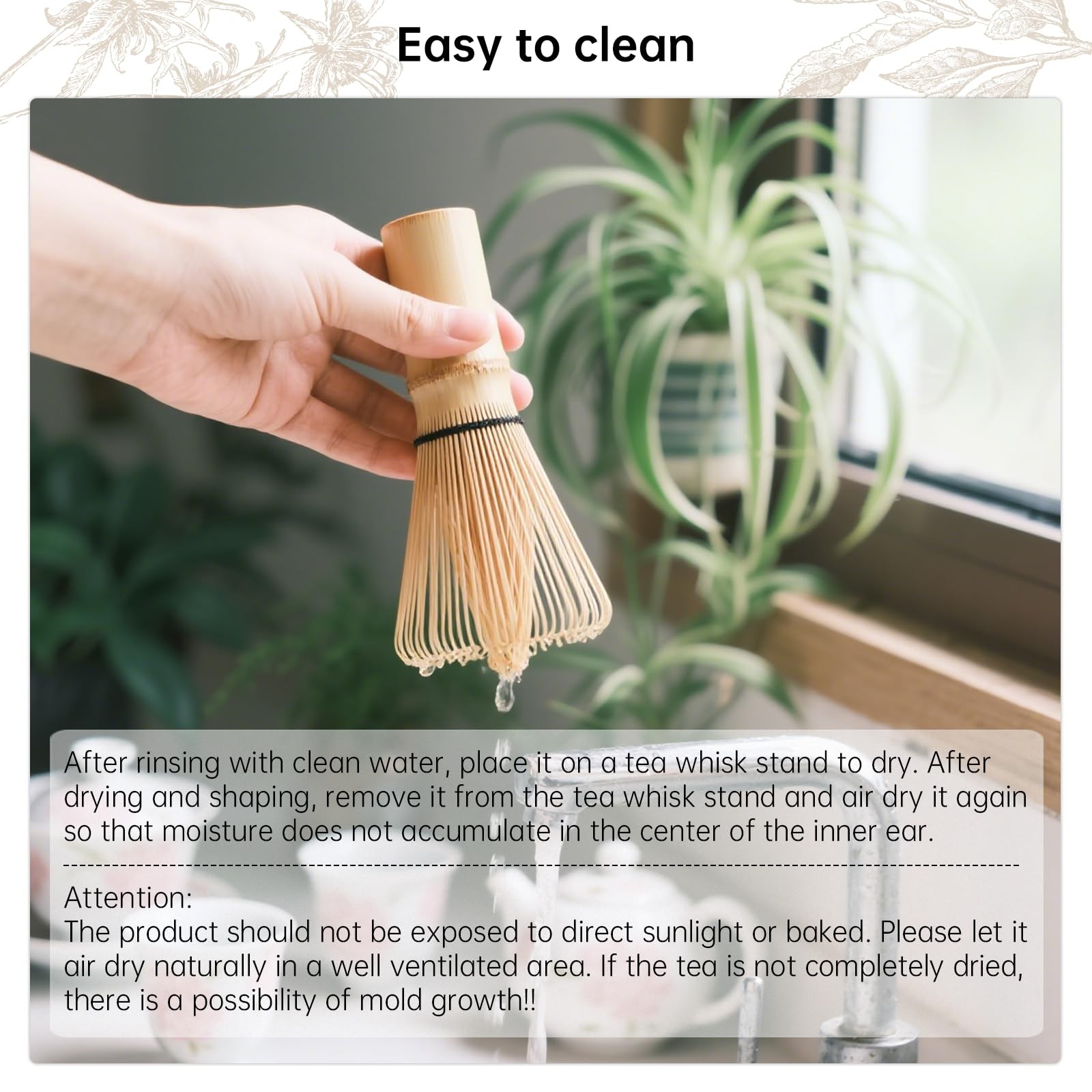 5 Pcs Matcha Whisk Set Green Bowl Chawan Spoon Sifter Kit Ceremony Tea Gift