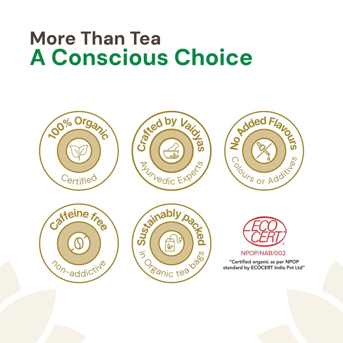 Maharishi Ayurveda All Natural Tulsi Green Tea Premium Herbal Tea, 20 Tea Bag
