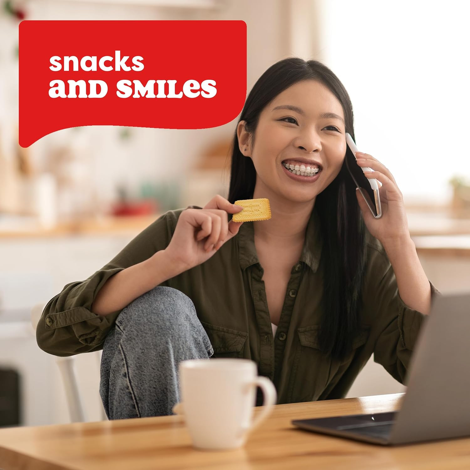 Peek Freans Social Tea Cookies, 350G/12.3 Oz {Imported from Canada}