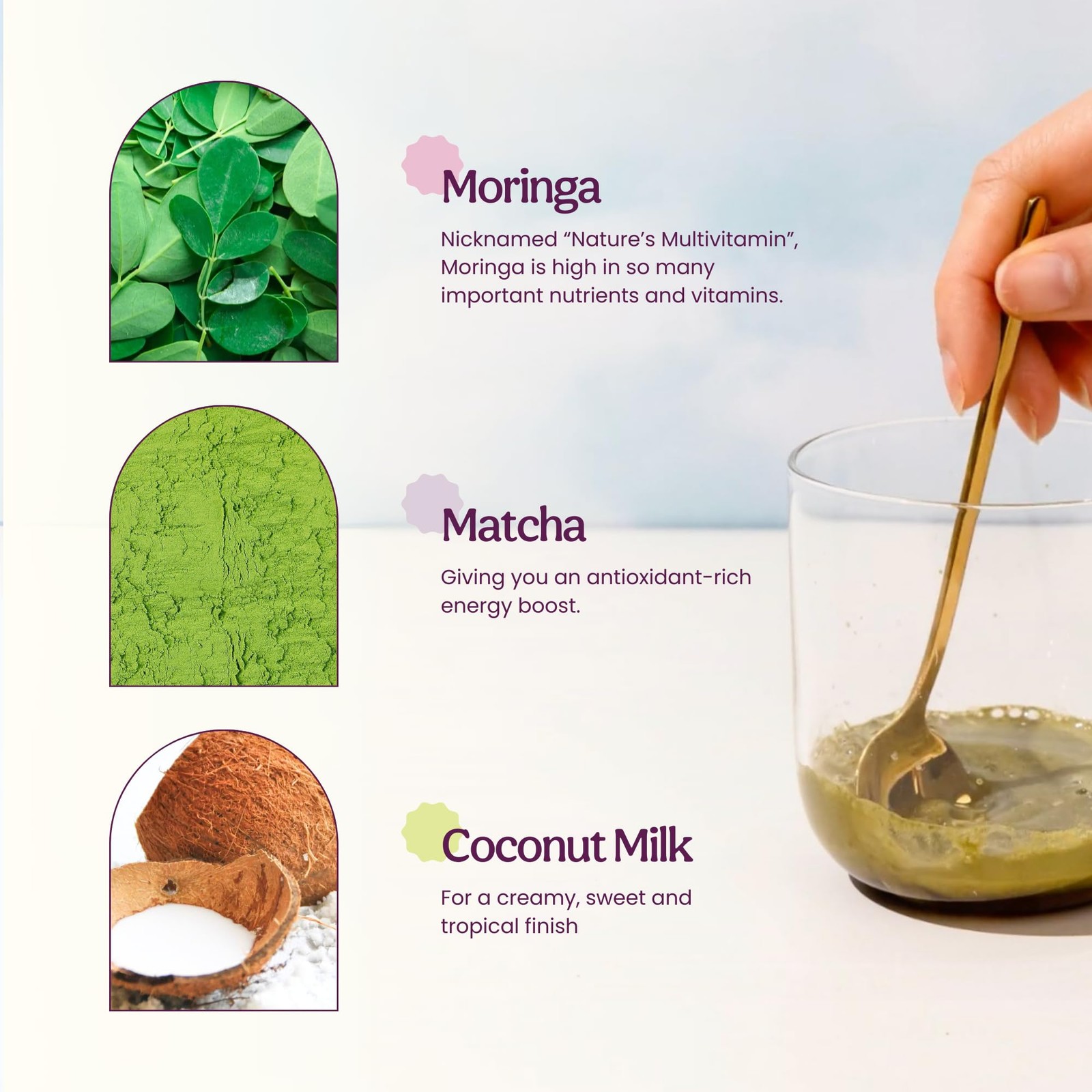Blume Matcha & Blue Lavender Starter Pack Organic Superfoods Booster for Lat…