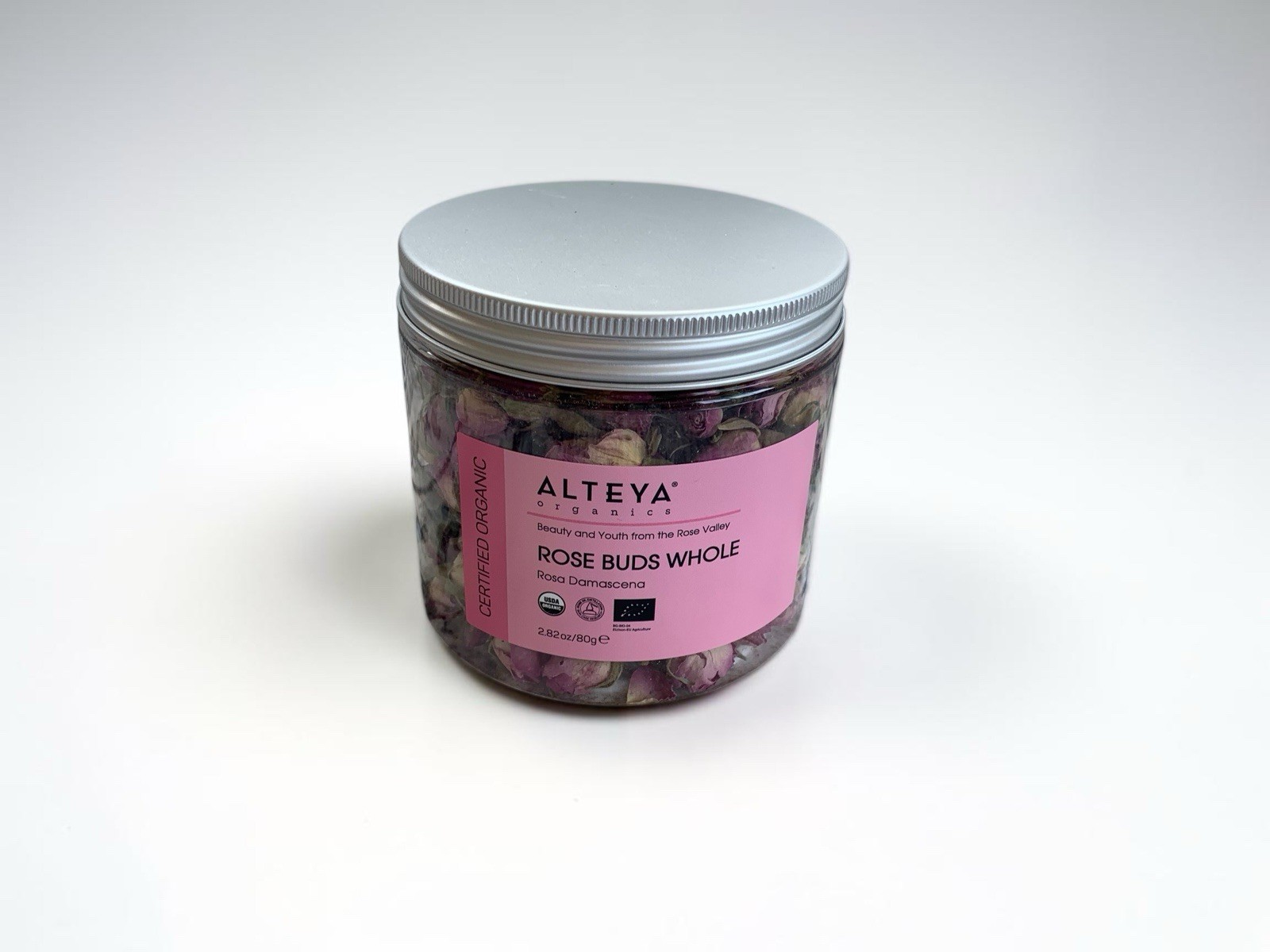 Alteya Organics USDA Organic Rose Bud Tea – 2.82oz./80g.