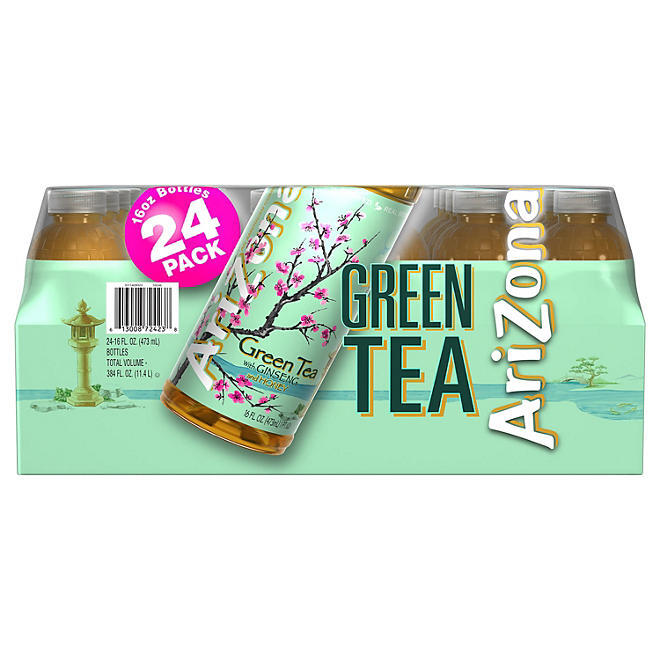 Arizona Green Tea with Ginseng and Honey 16 Oz., 24 Pk.